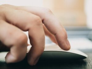Hand on a Mouse